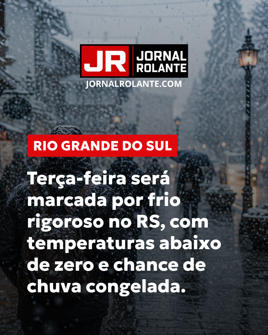 Massa de ar polar derruba temperaturas e coloca o Sul do Brasil em alerta para frio intenso